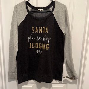 Holiday sweatshirt size XL